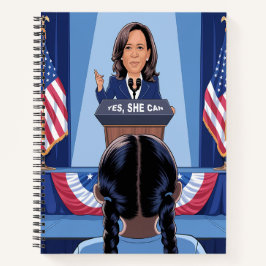 Cuaderno KAMALA HARRIS'S NIECE - Bloc de notas suave de dob