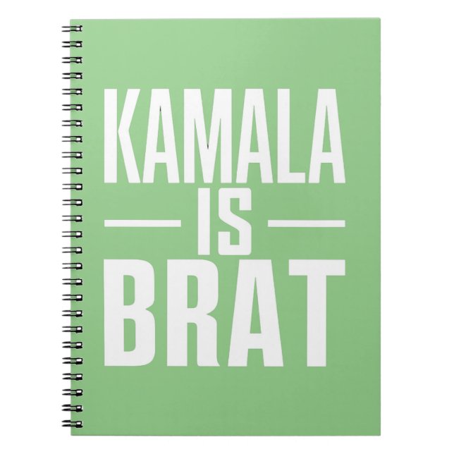 Cuaderno Kamala is Brat (Frente)