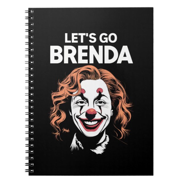 Cuaderno Kamala Payaso Vamos Brenda (Frente)