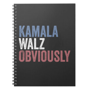 Cuaderno Kamala Walz Obviamente, día de elecciones 2024