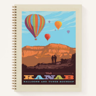 Cuaderno Kanab, Utah Globos Y Tunes
