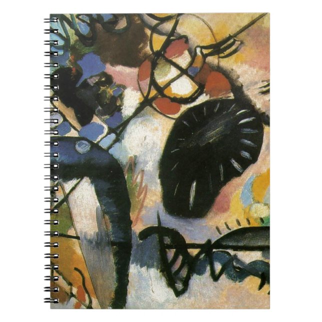 Cuaderno Kandinsky Black Spot Resumen de arte (Frente)