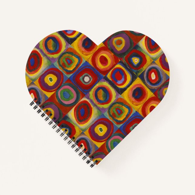 Cuaderno Kandinsky Farbstudie Quadrate Colourful Squares (Anverso)