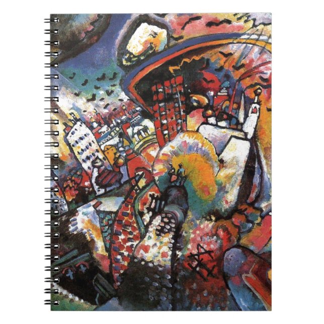 Cuaderno Kandinsky Moscú I Cityscape Resumen Pintura (Frente)