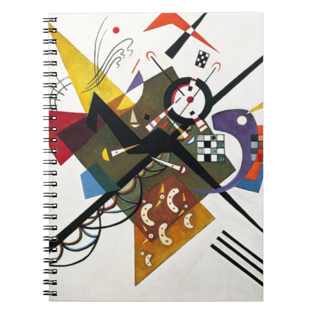 Cuaderno Kandinsky Sobre La Pintura De Dos Abstractos Blanc (Frente)
