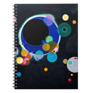 Cuaderno Kandinsky Varios Círculos Abstracto