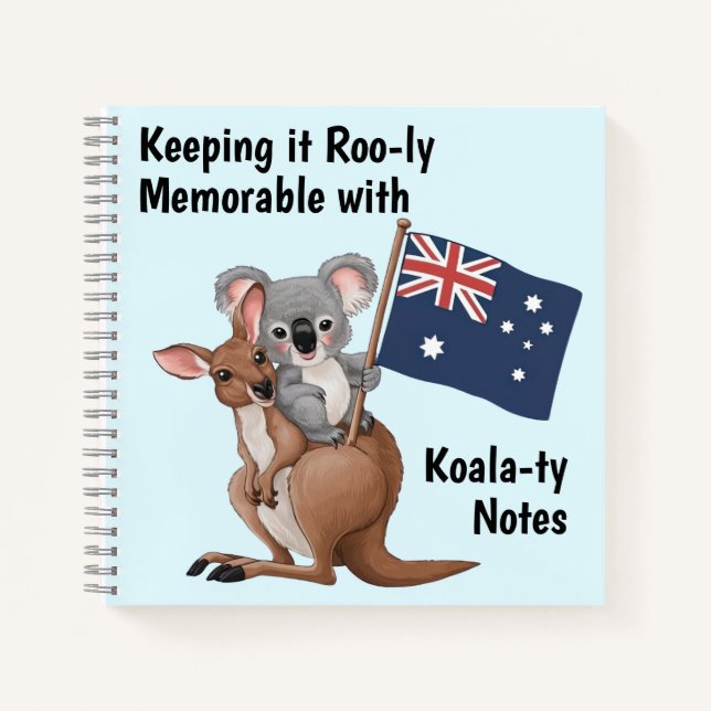 Cuaderno Kangaroo y Koala (Anverso)