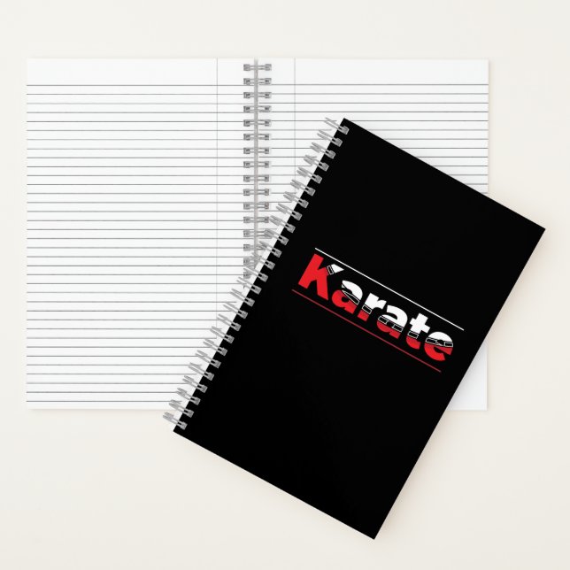 Cuaderno Karate Martial Arts Red (Interior)