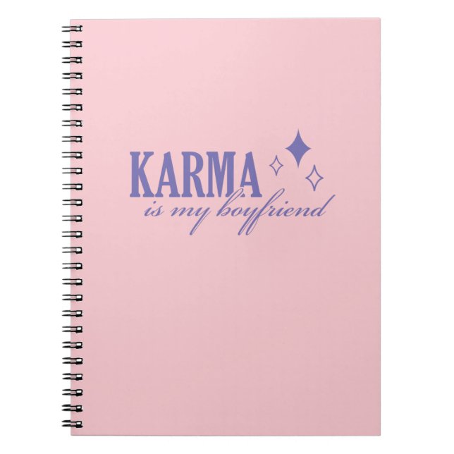Cuaderno Karma es mi novio (Frente)