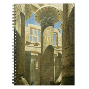 Cuaderno Karnak, c.1866 (w/c en el papel)