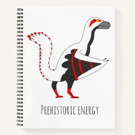 Cuaderno Karura the Archaeopteryx Dino Bird Spiral Notebook