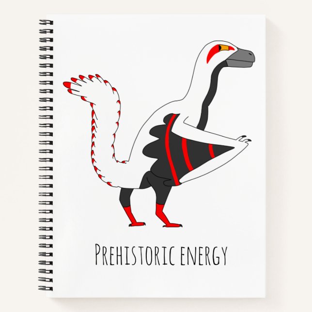 Cuaderno Karura the Archaeopteryx Dino Bird Spiral Notebook (Anverso)