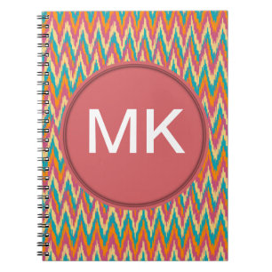 Cuaderno Kat Zigzag Diseño Colores de especias