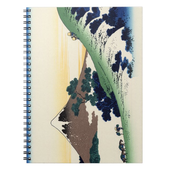 Cuaderno Katsushika Hokusai. El paso inume en la provincia  (Frente)