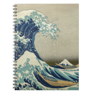 Cuaderno Katsushika Hokusai: La Gran Ola de Kanagawa