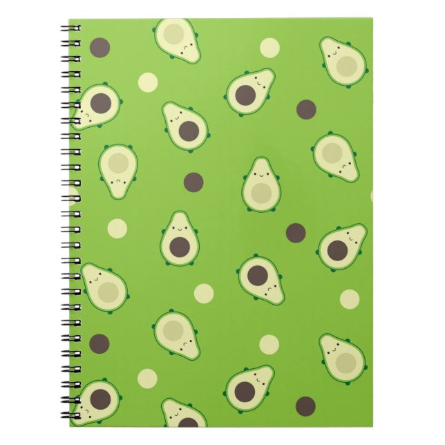 Cuaderno Kawaia Aguacates (Frente)