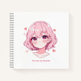 Cuaderno Kawaii Anime Girl Valentine Sweatshirt