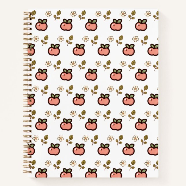 Cuaderno Kawaii Apple bundle  (Anverso)