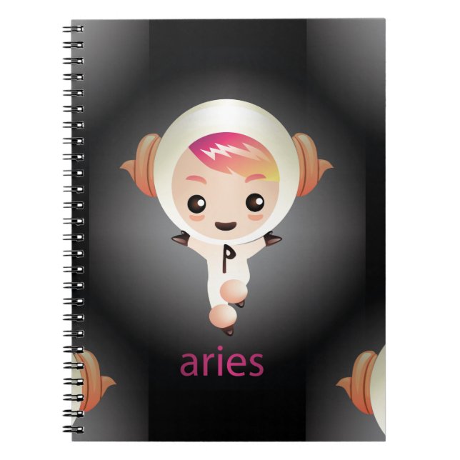 Cuaderno kawaii aries (Frente)