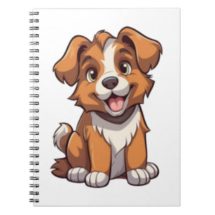 Cuaderno Kawaii Australian Shepherd Puppy