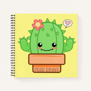 Cuaderno Kawaii Cactus