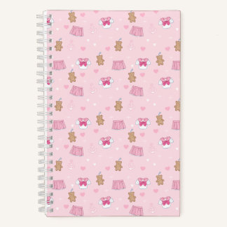 Cuaderno "Kawaii Campus" Preppy Schoolgirl Plain Notebook