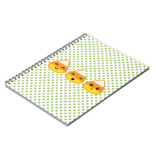 Cuaderno Kawaii Candy Corn Notebook