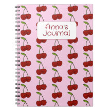 Kawaii Cherries Journal para Chicas