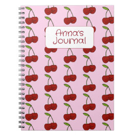 Cuaderno Kawaii Cherries Journal para Chicas