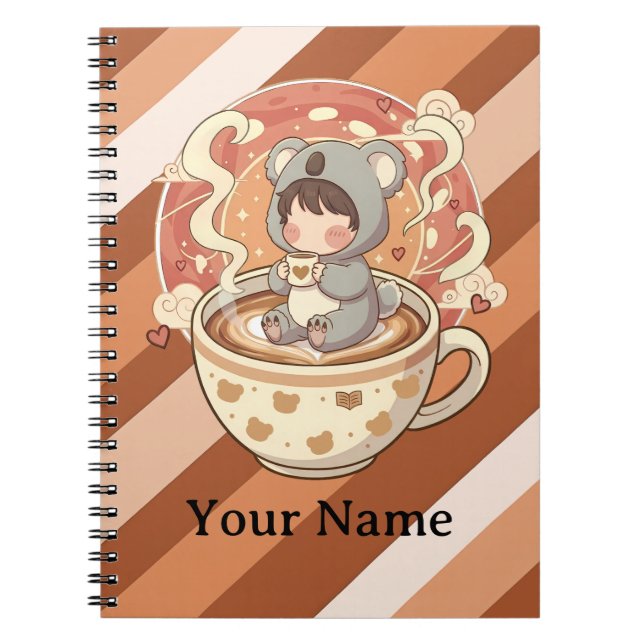 Cuaderno Kawaii Chibi Koala Adventure Spiral Not (Frente)