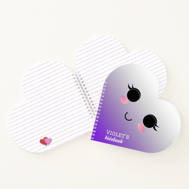 Cuaderno Kawaii Chica Notebook (Interior)