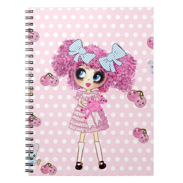 Cuaderno Kawaii Chica PinkyP linda chica (Frente)