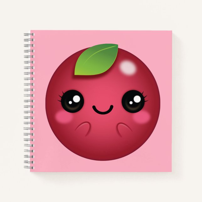 Cuaderno Kawaii Cranberry (Anverso)