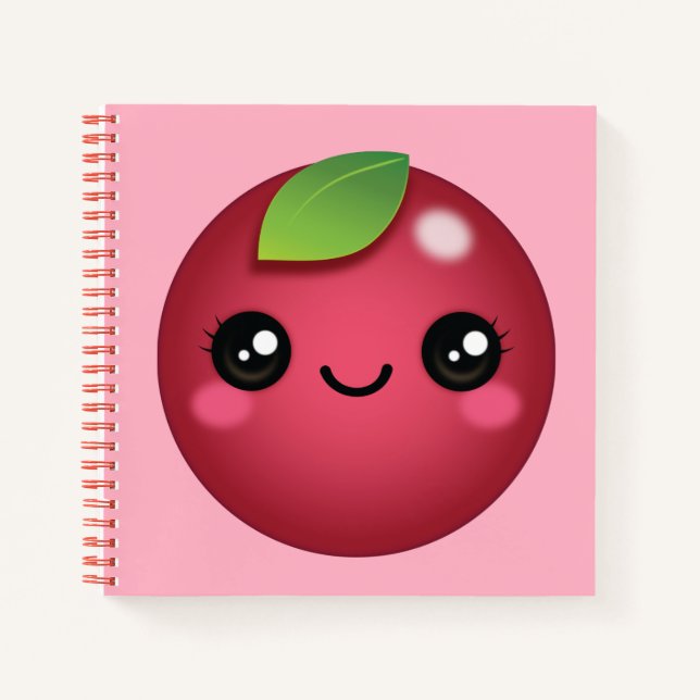 Cuaderno Kawaii Cranberry Notebook (Anverso)