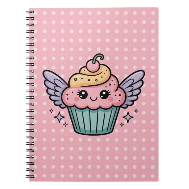 Cuaderno Kawaii Cupcake (Frente)