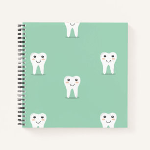Cuaderno Kawaii feliz diente