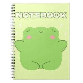 Cuaderno Kawaii Frog Notebook
