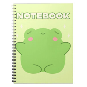Cuaderno Kawaii Frog Notebook