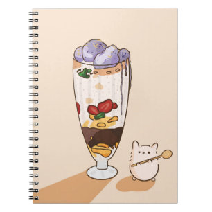 Cuaderno Kawaii Halo Halo Portátil Filipino