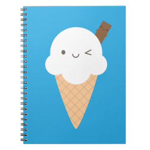 Cuaderno Kawaii Ice Cream Cone
