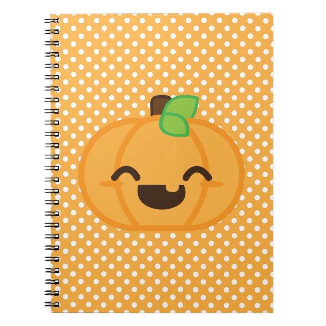 Cuaderno Kawaii Jack O Lantern Bloc de notas (Frente)