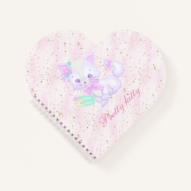 Cuaderno Kawaii Kitty (Anverso)