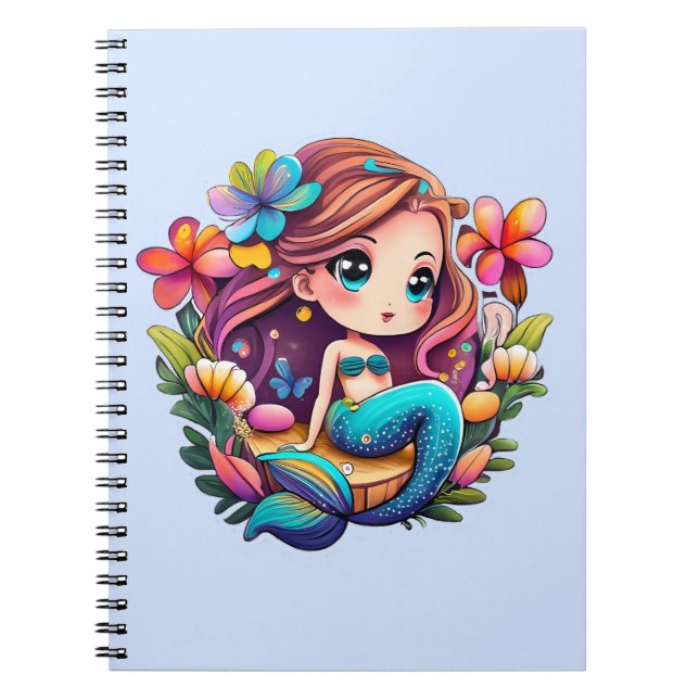 Cuaderno Kawaii Mermaid (Frente)