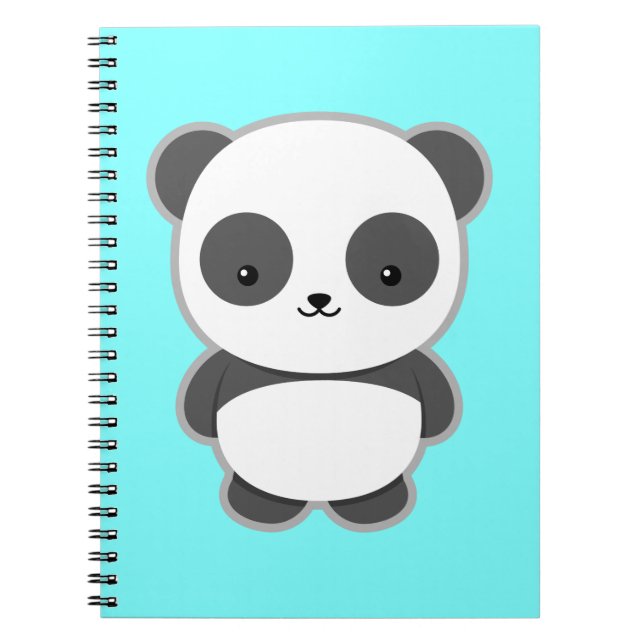 Cuaderno Kawaii Panda (Frente)