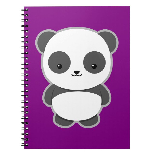 Cuaderno Kawaii Panda (Frente)