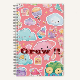 Cuaderno "Kawaii Pastel Bliss: Bloc de notas en espiral