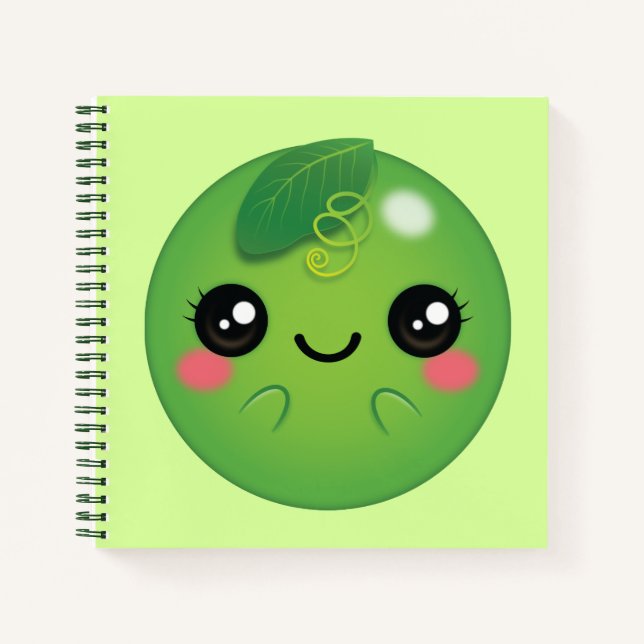 Cuaderno Kawaii Pea (Anverso)