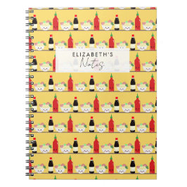 Cuaderno Kawaii Pho Noodles Asian Food Custom