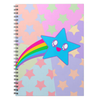 Cuaderno Kawaii Rave Rainbow Stars