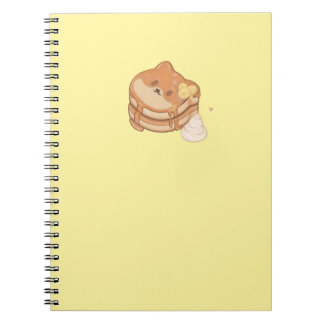 Cuaderno Kawaii Shiba Inu Bananas Crepes para portátil